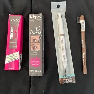 NYX and e.l.f. Brow Makeup Set